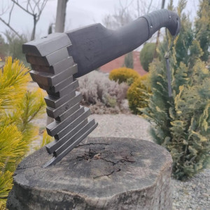 НЕЗЛАМНИЙ ексклюзивна сокира ручної роботи Сергія Дитюка, Сталь - високовуглецева 54 - 58 HRC. Photo 3